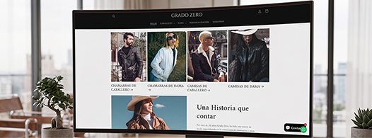 Mockup horizontal de sitio web diseñado por Creatif