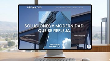 Ejemplo de landing page desarrollada por Creatif
