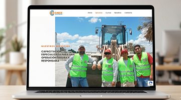 Ejemplo de sitio corporativo desarrollado por Creatif