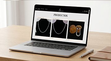 Ejemplo de tienda en línea creada por Creatif